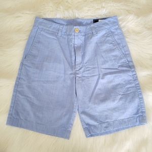 Vineyard Vines 100% Cotton Twill Light Blue Shorts 28 EUC